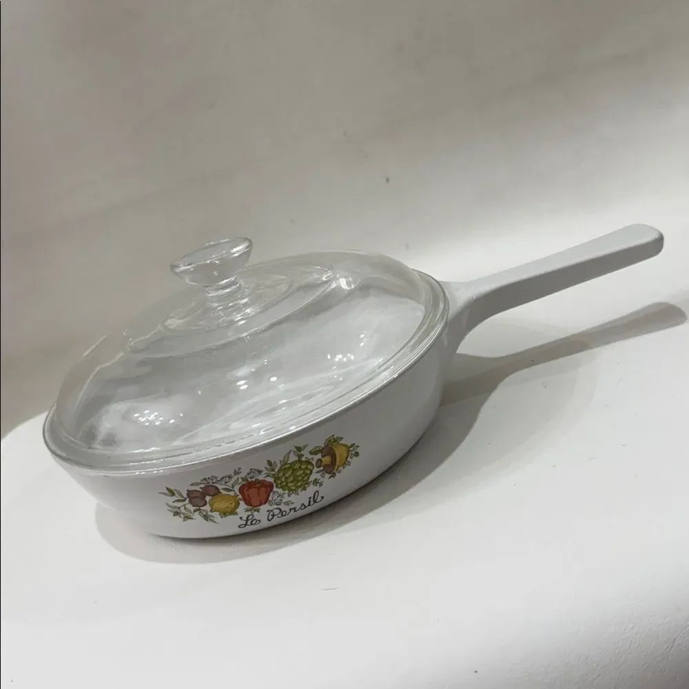 Corning Ware Le Persil 6 1/2 Inch Pan Lid Range Oven Micro P-83-8 Corning NY USA